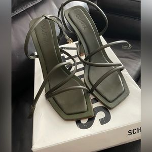 Army Green Strappy Heel!